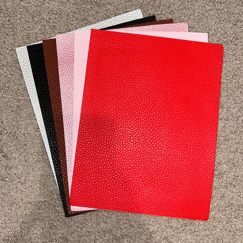 Faux leather sheets